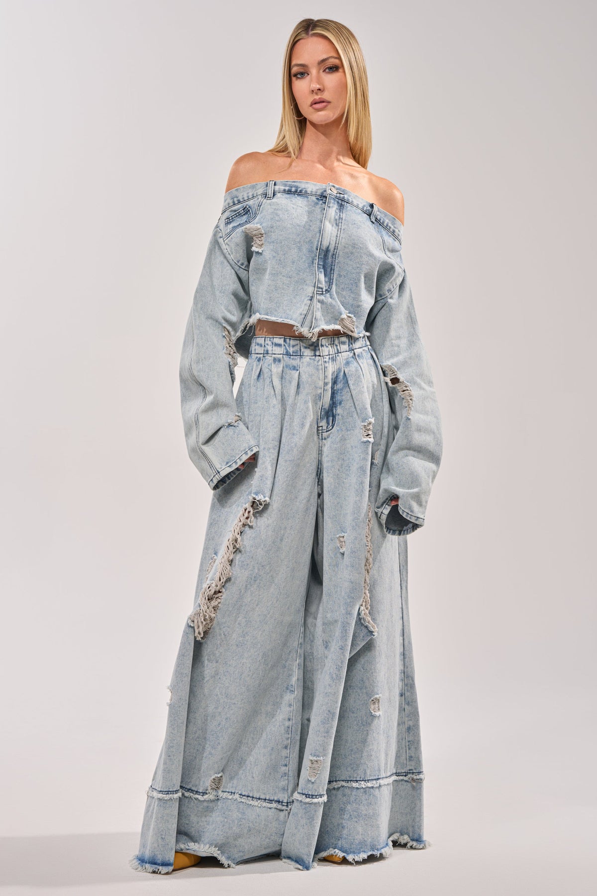 CAMILLE WIDE LEG DENIM