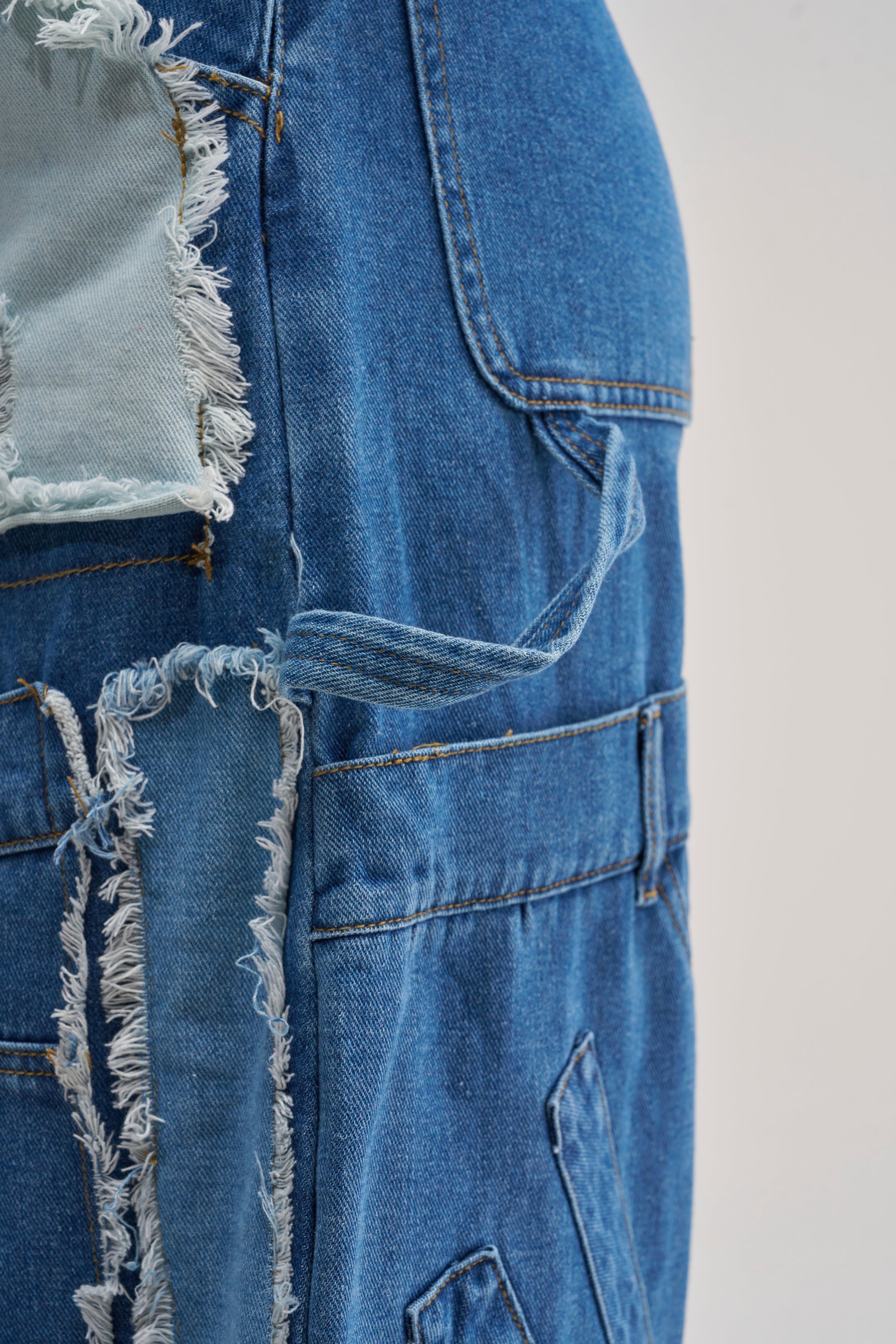 CITY CHIC DENIM OVERALLS
