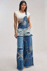 CITY CHIC DENIM OVERALLS