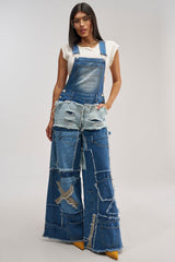 CITY CHIC DENIM OVERALLS