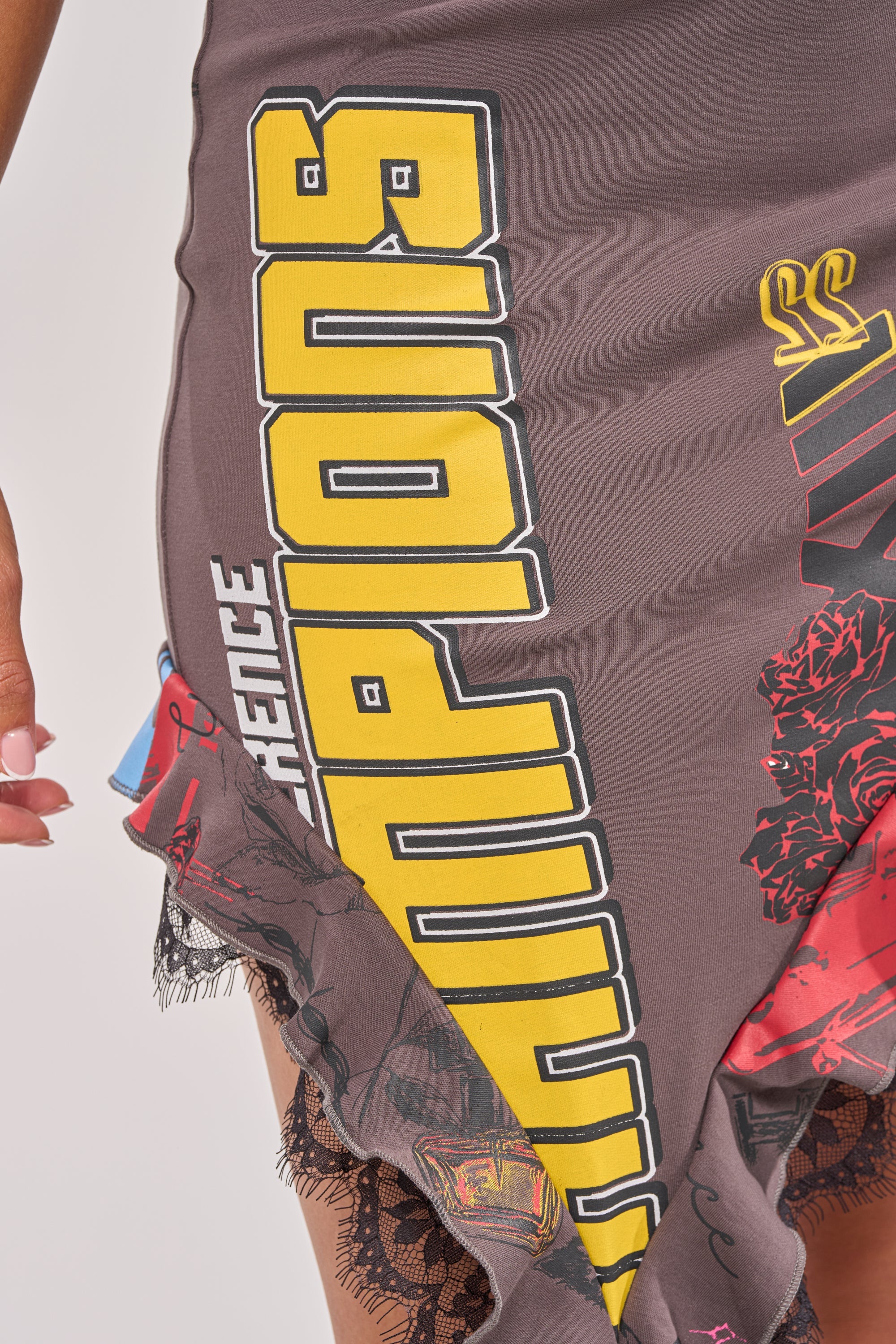 BIG WINNER GRAPHIC SKIRT