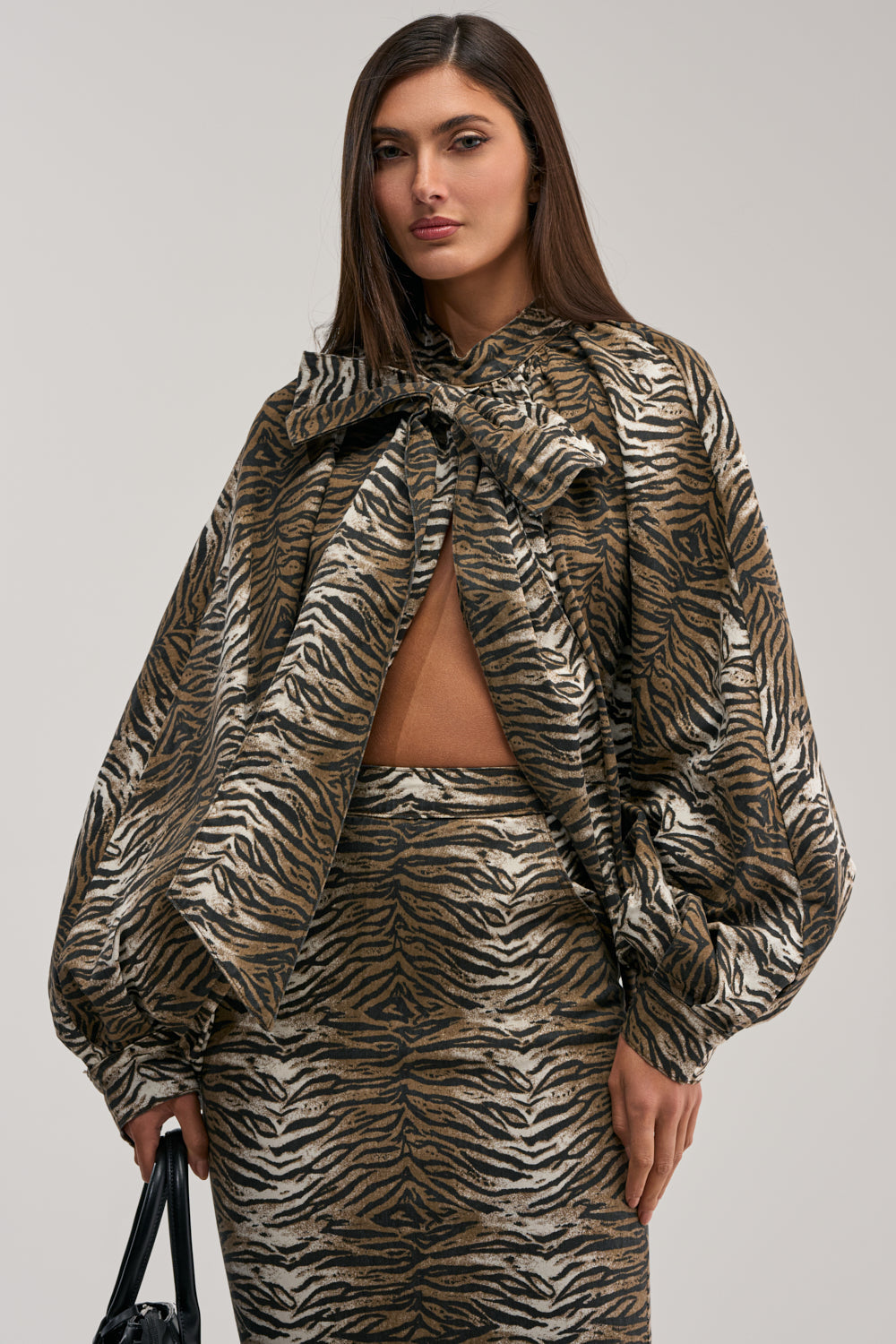 INTO THE WILD ZEBRA BLOUSE
