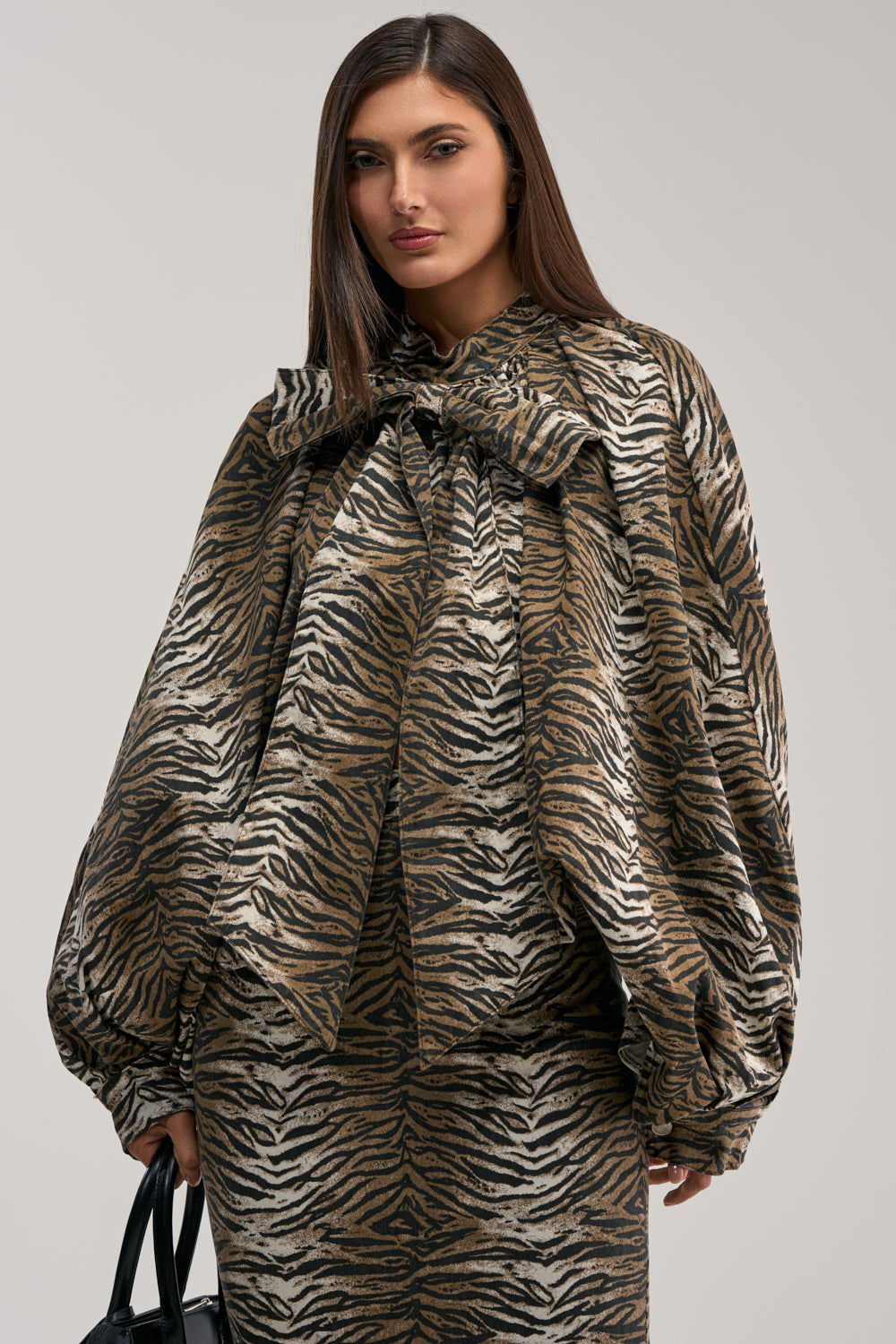 INTO THE WILD ZEBRA BLOUSE