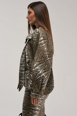 INTO THE WILD ZEBRA BLOUSE