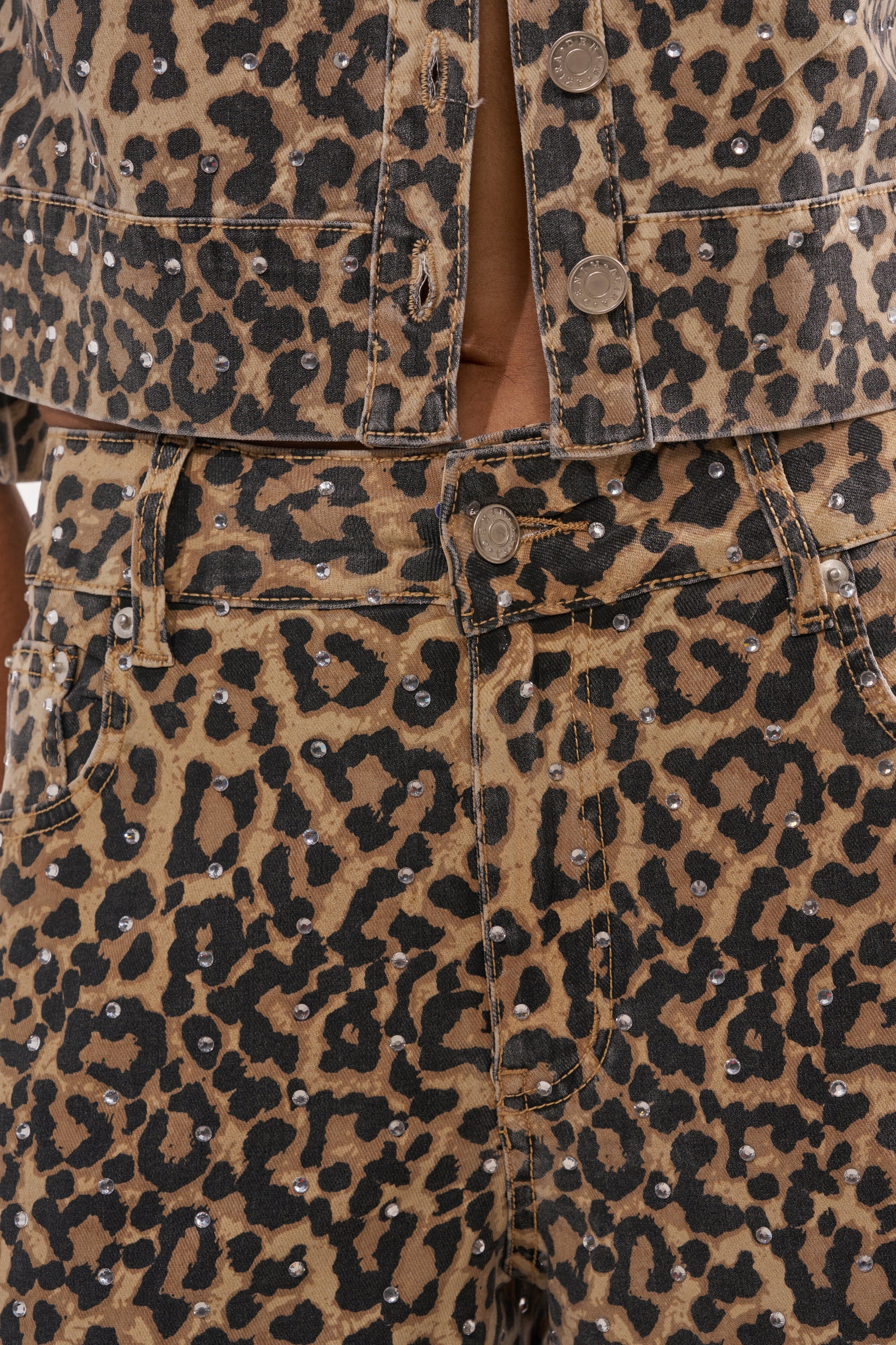 LEOPARD SISTA RELAXED DENIM