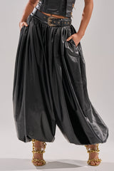 ZONA BALLOON LEATHER TROUSER