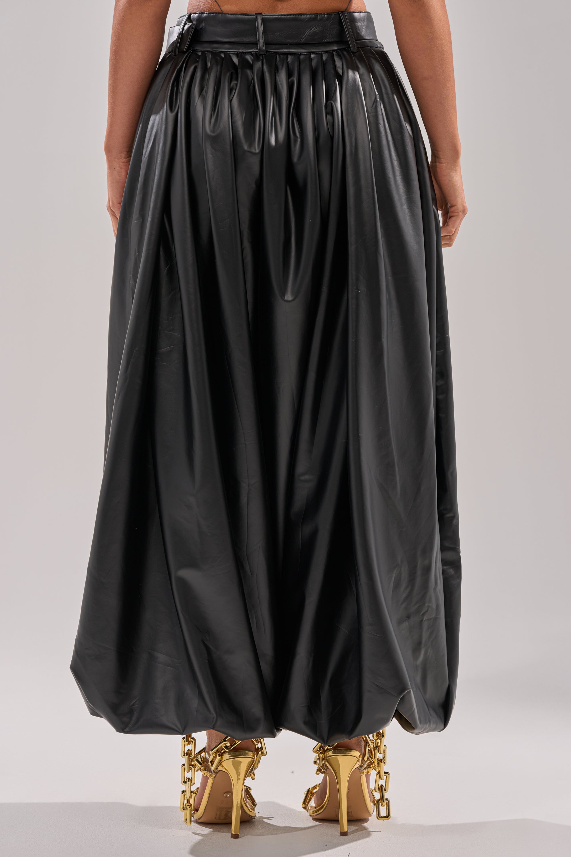 ZONA BALLOON LEATHER TROUSER