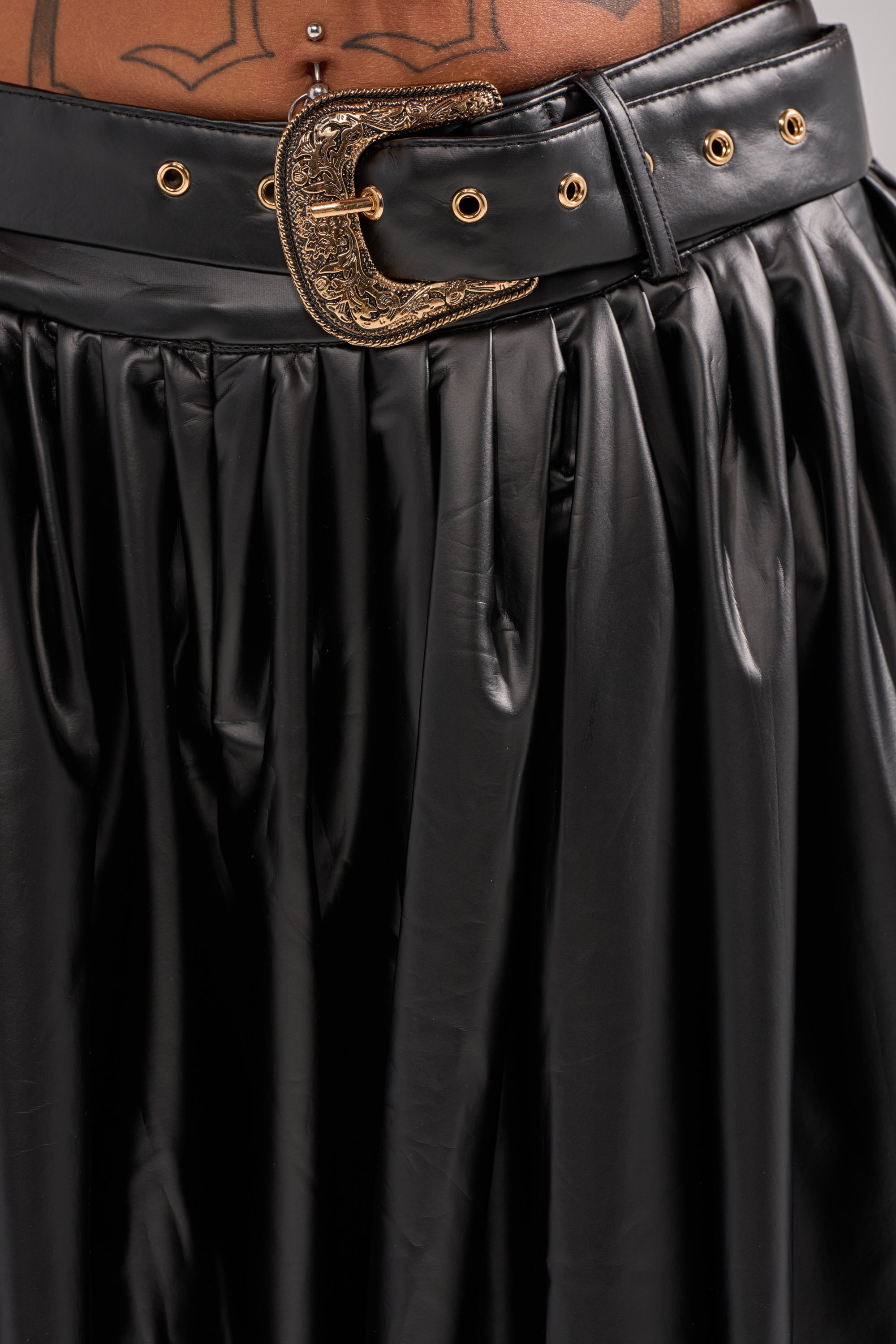 ZONA BALLOON LEATHER TROUSER
