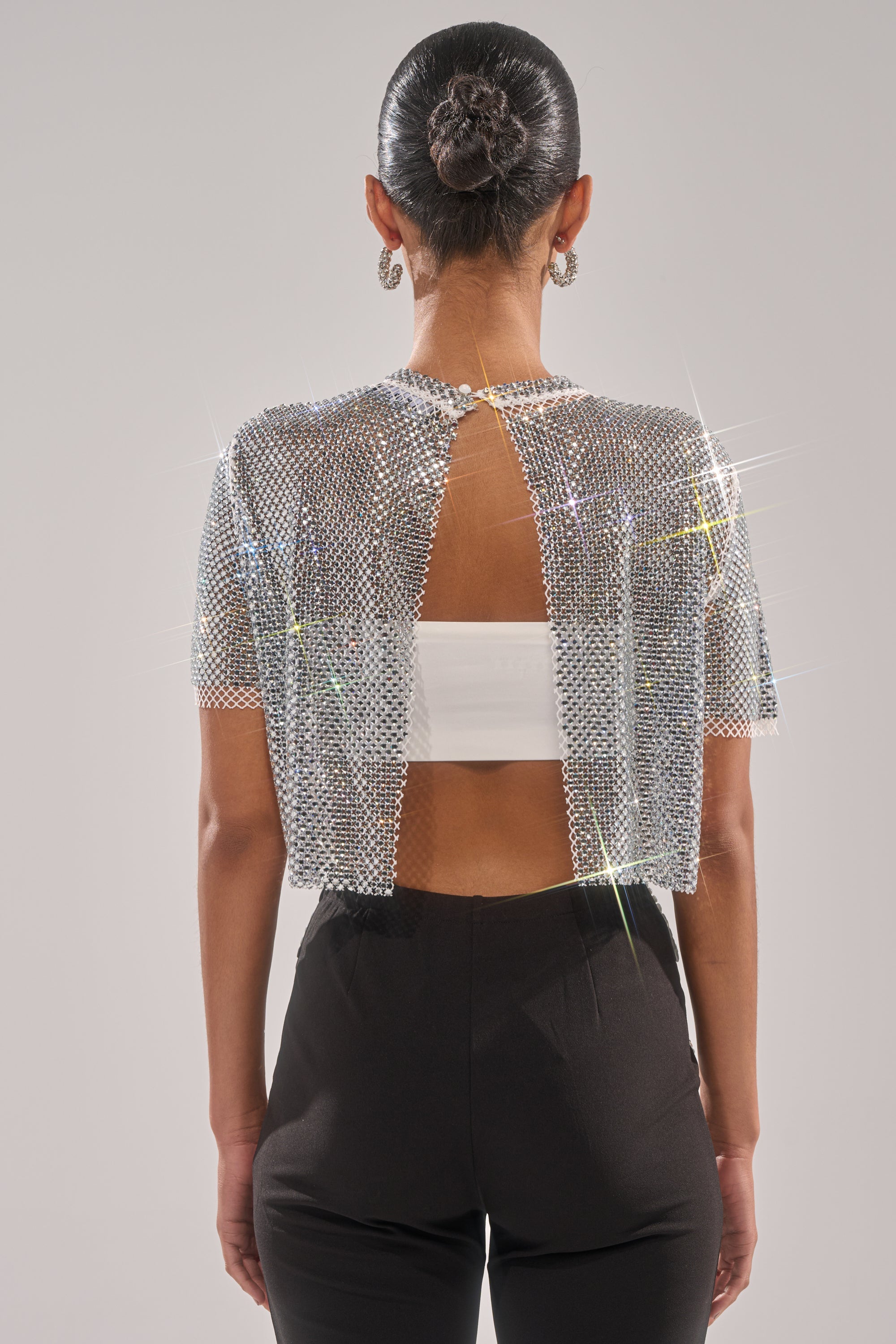 JUST A FEELING RHINESTONE TEE