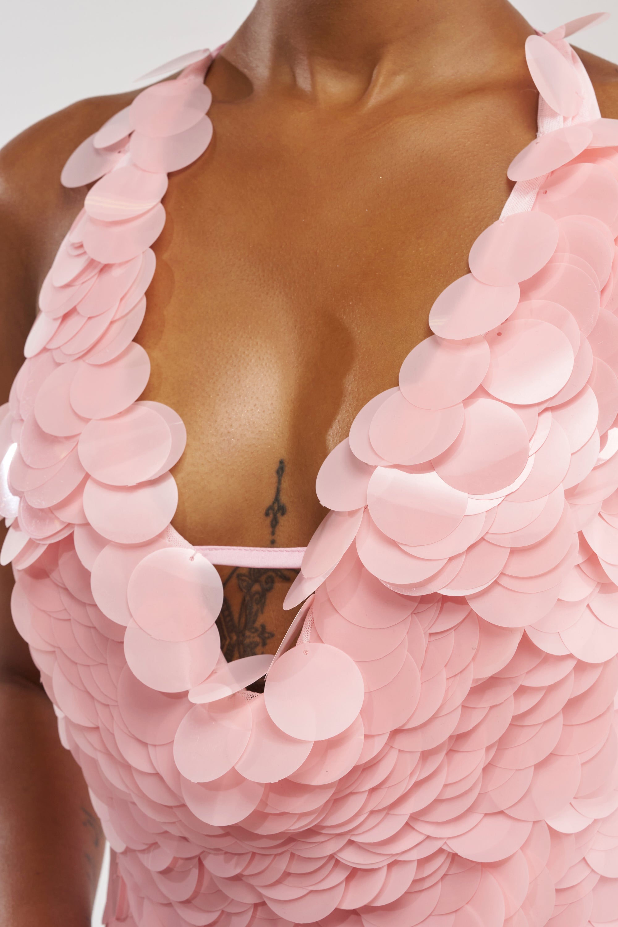 LOVE BOMB SEQUIN BLOUSE IN PINK