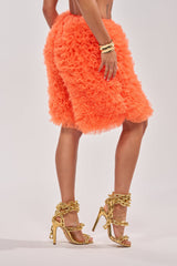 SOMETHING CRAZY RUFFLE SHORT