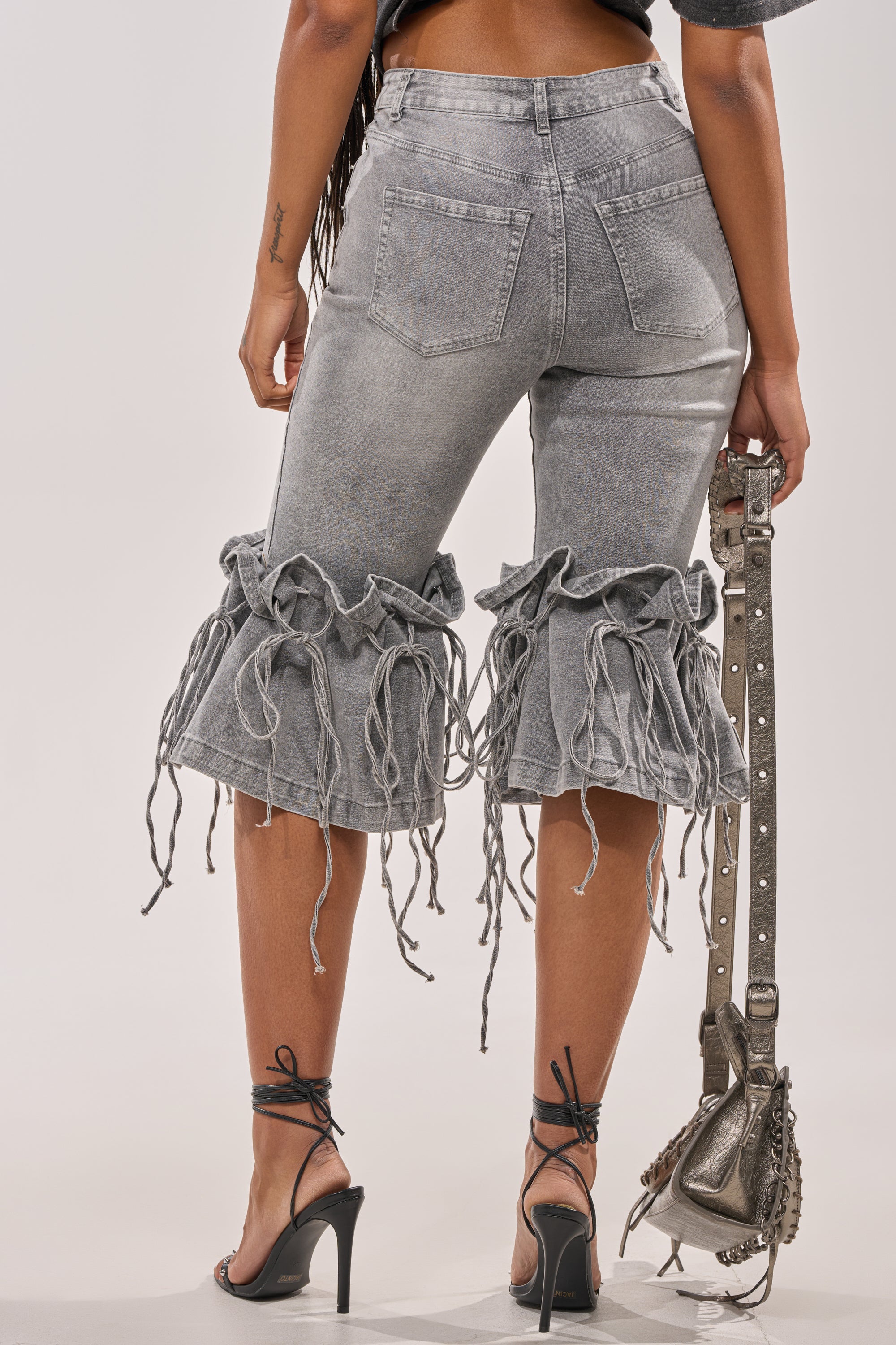 JUMP ON IT DENIM BERMUDA SHORT