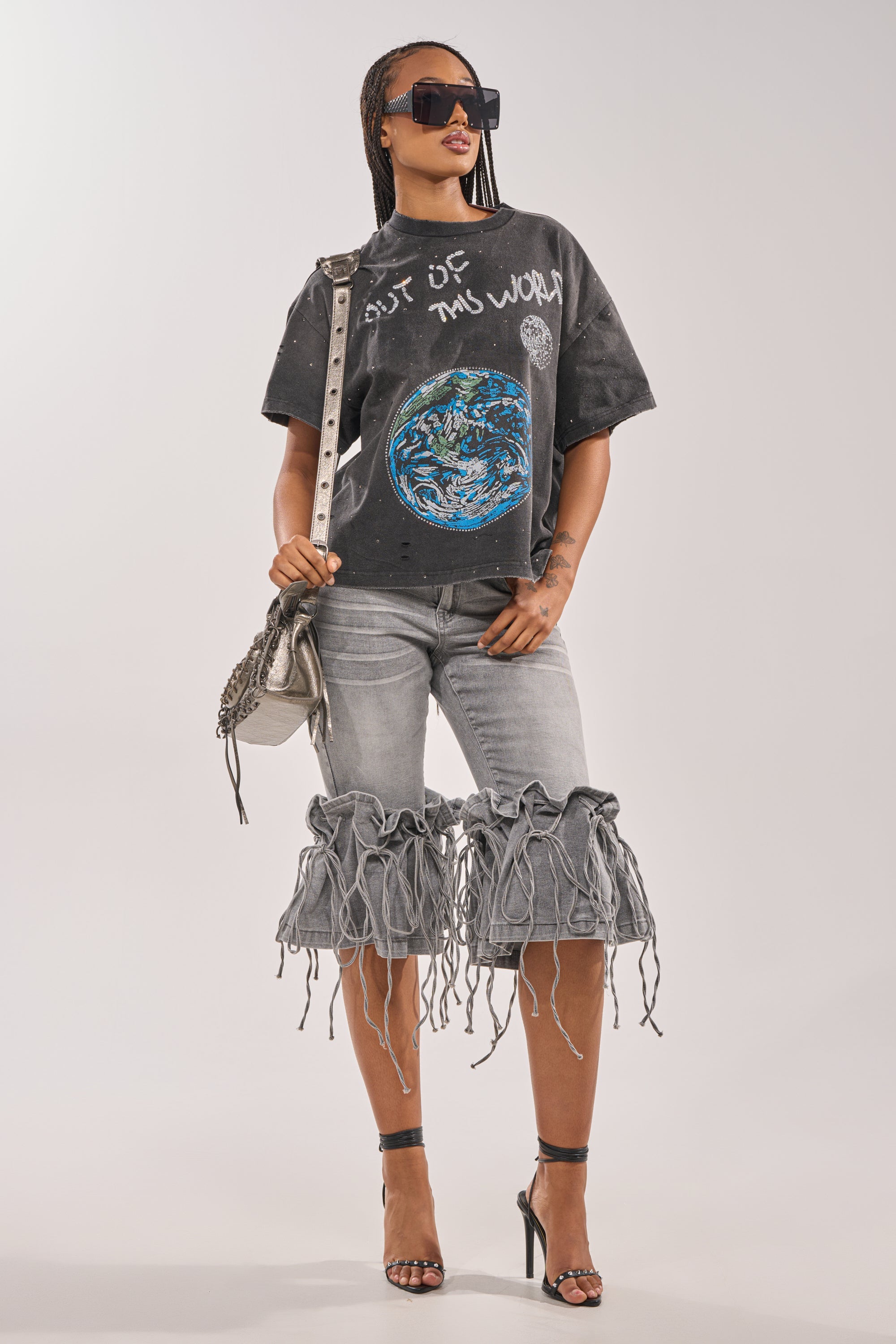JUMP ON IT DENIM BERMUDA SHORT