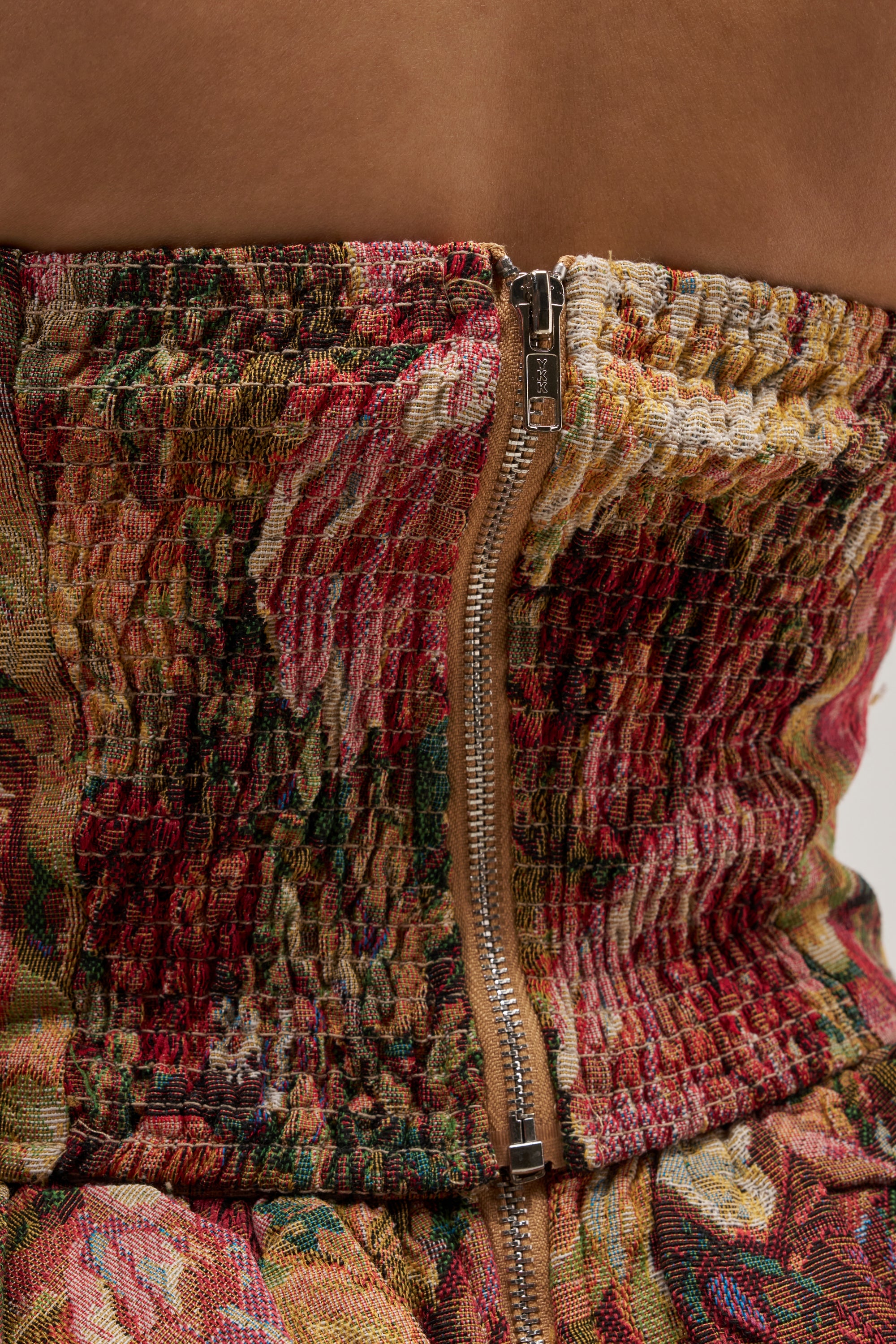 WILD FLORAL TAPESTRY CORSET