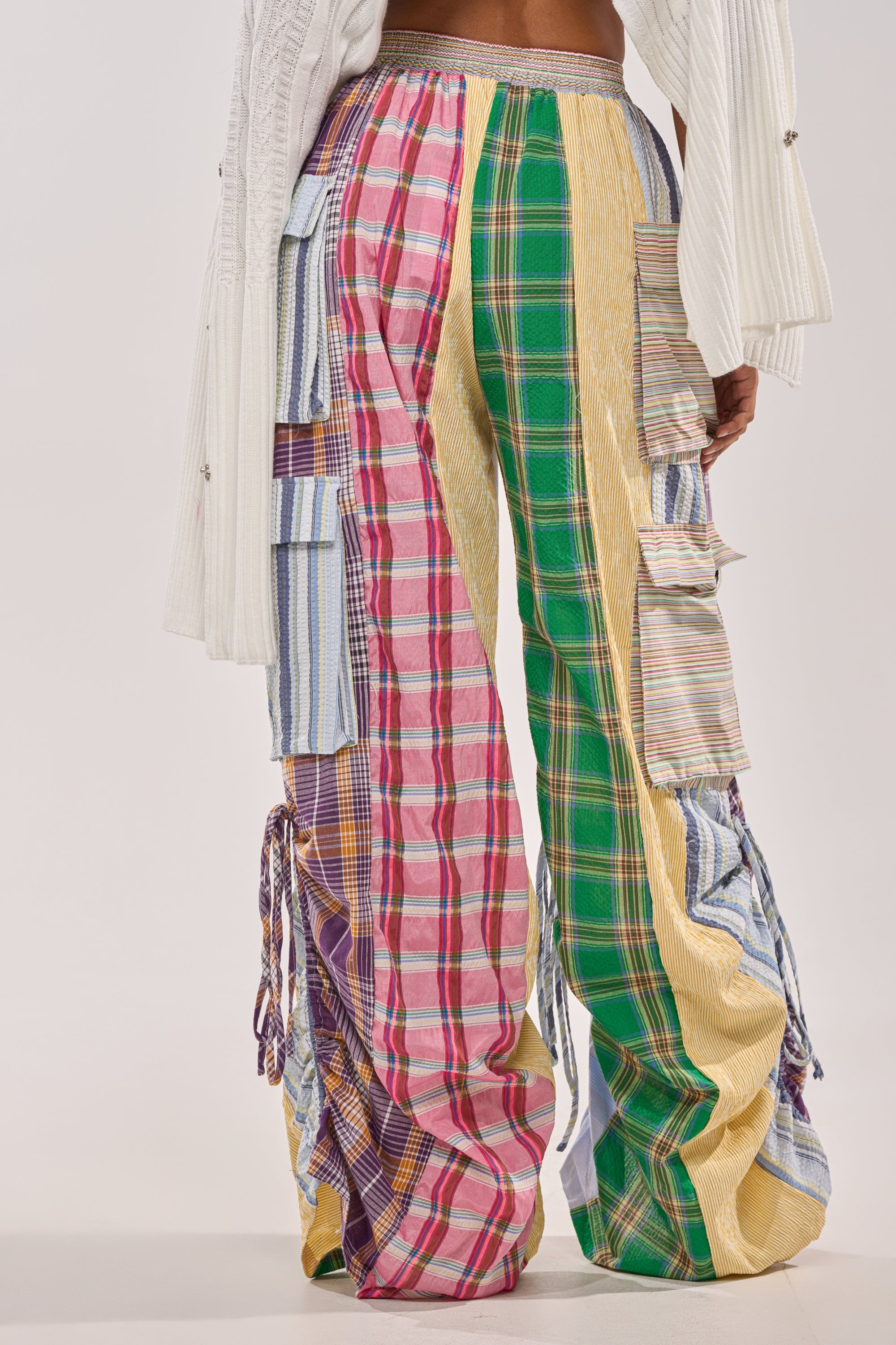 MIXED PLAIDS JOGGER