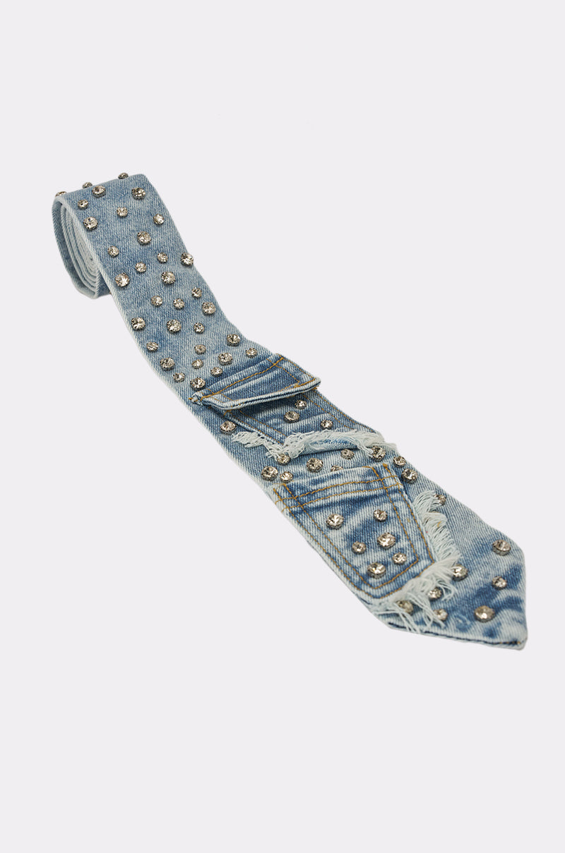 DENIM AND DIAMONDS TIE