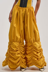 DON'T MIND ME RUCHED JOGGER IN YELLOW