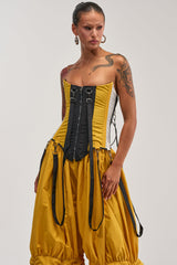 DON'T MIND ME CORSET IN YELLOW