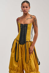 DON'T MIND ME CORSET IN YELLOW