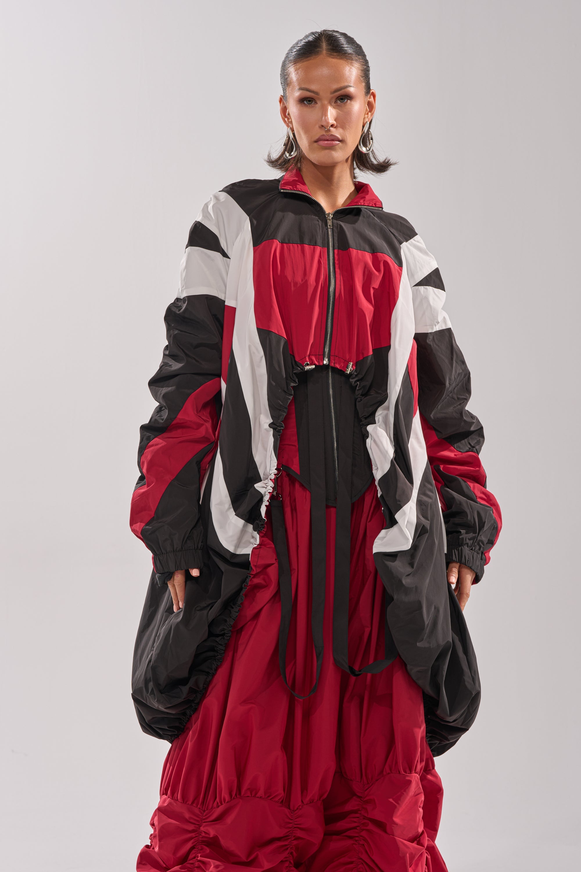 DON'T MIND ME HIGH LOW WINDBREAKER