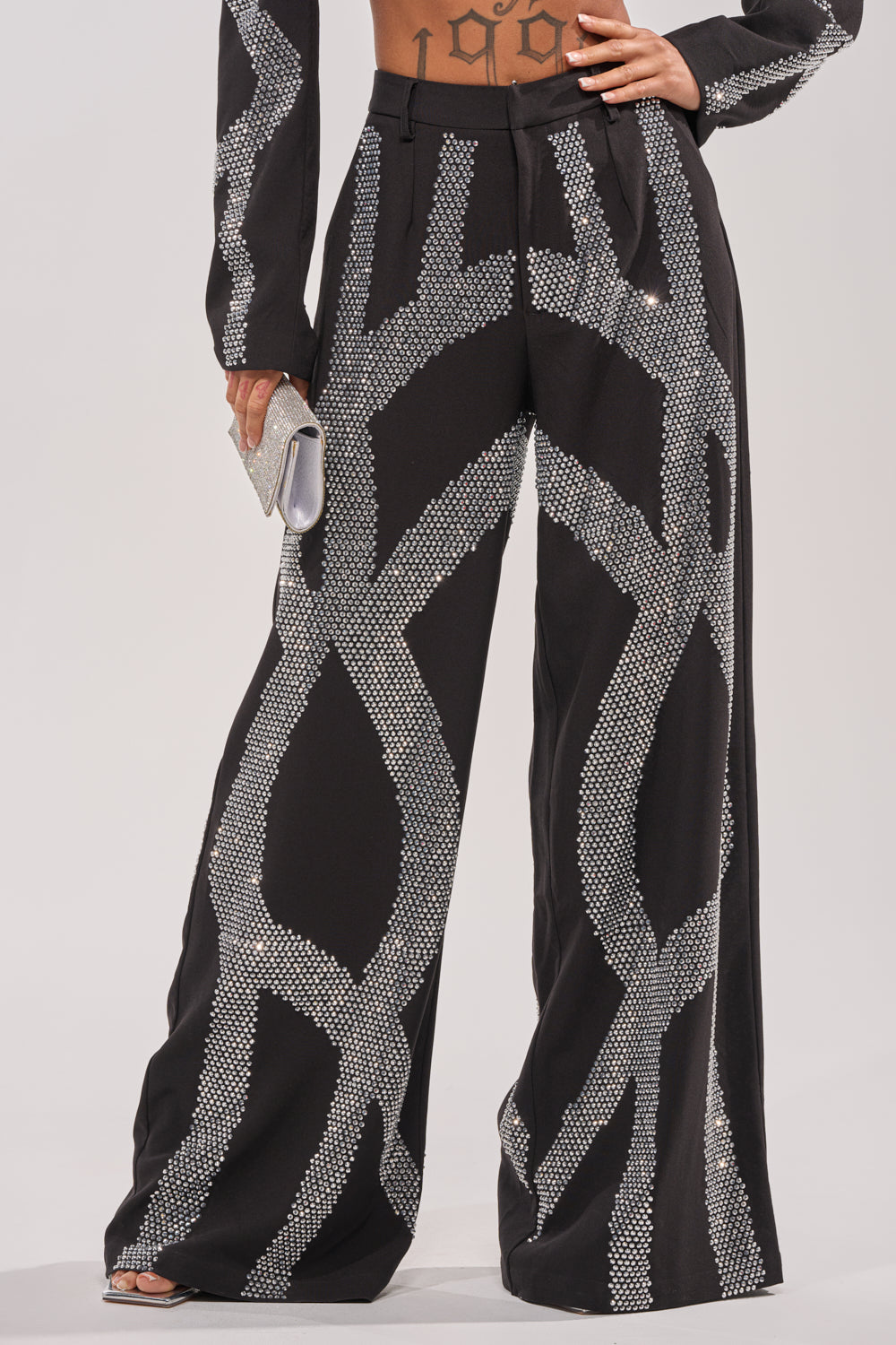 GEMINI RHINESTONE PANT
