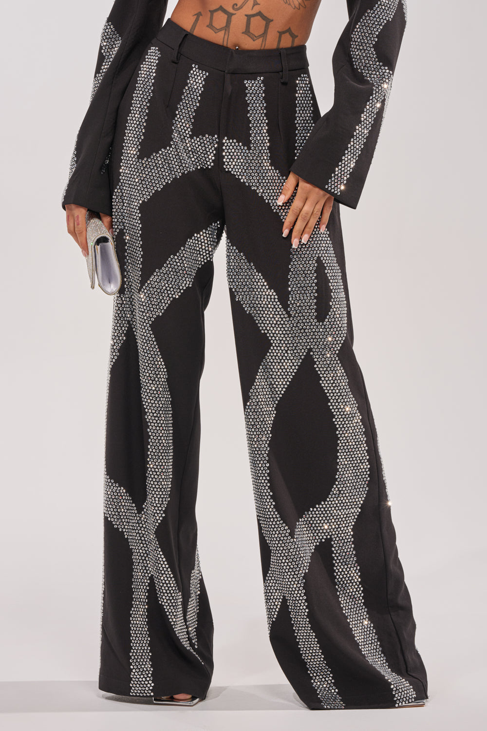 GEMINI RHINESTONE PANT