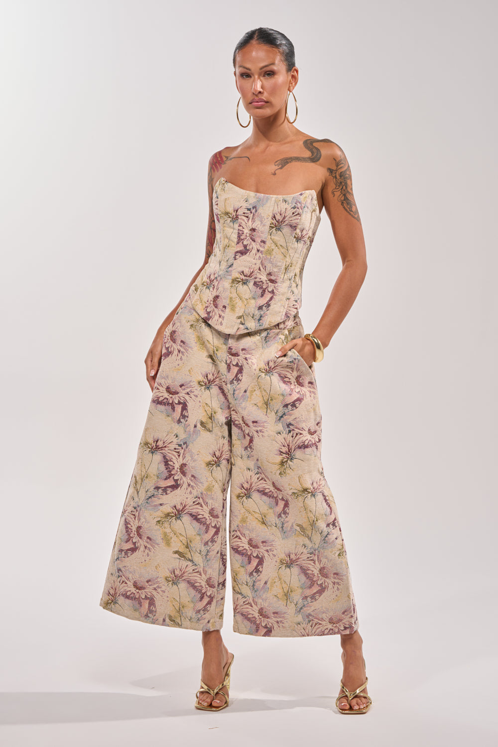 SWEETIE PIE BROCADE PANT