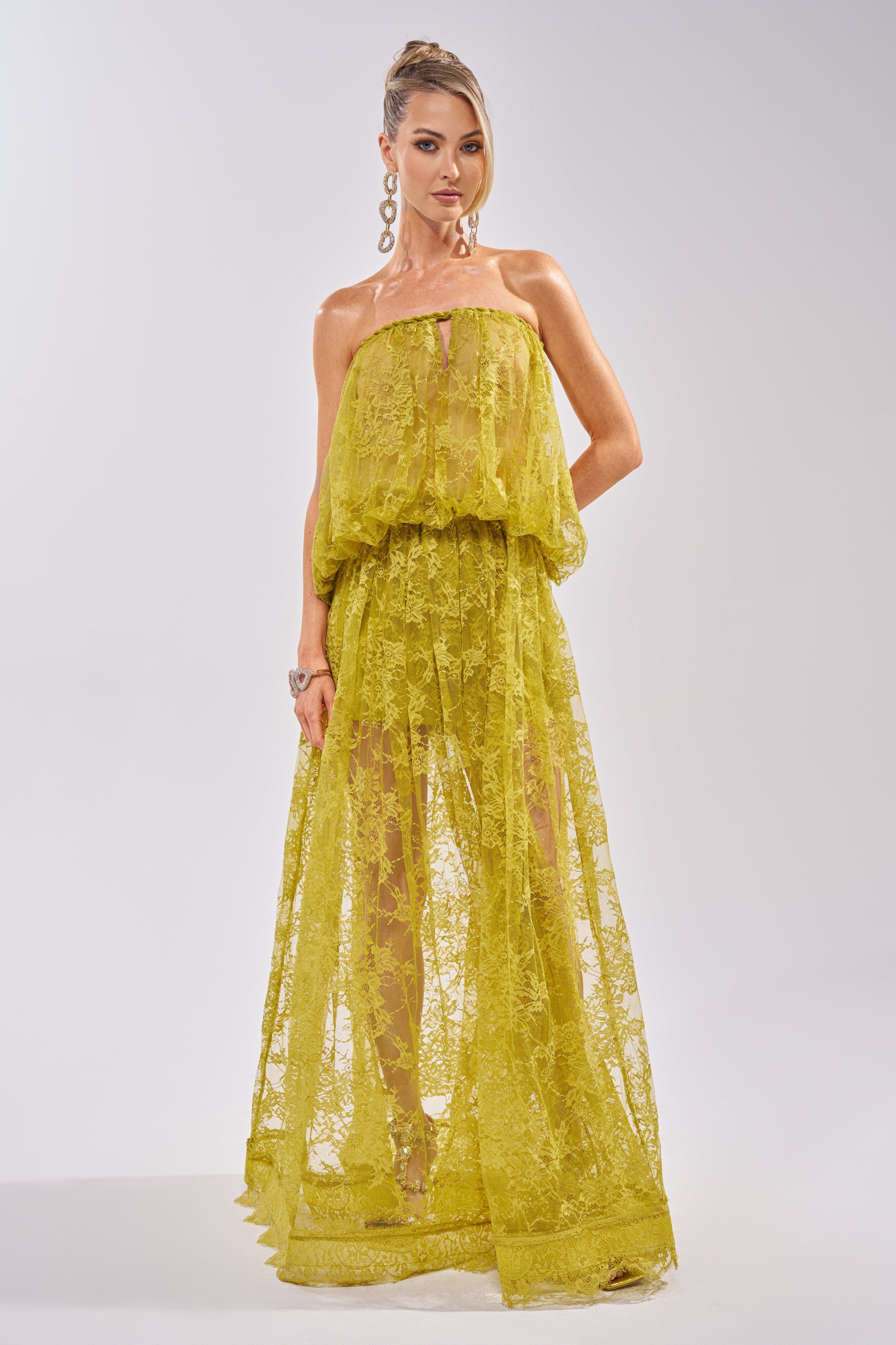 HANNAH LACE MAXI SKIRT