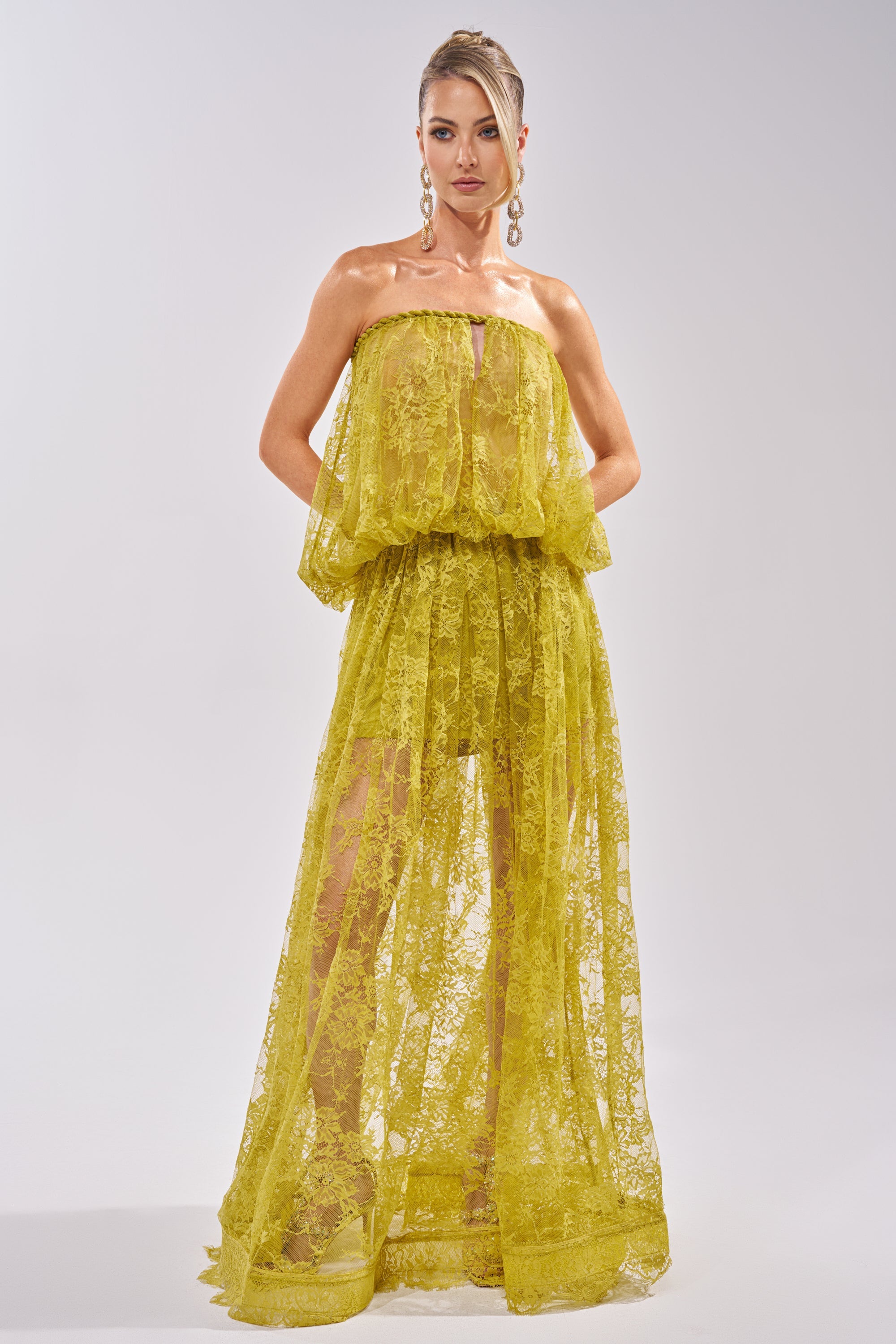 HANNAH LACE MAXI SKIRT
