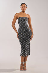 MORE THE MERRIER EMBELLISHED MAXI DRESS