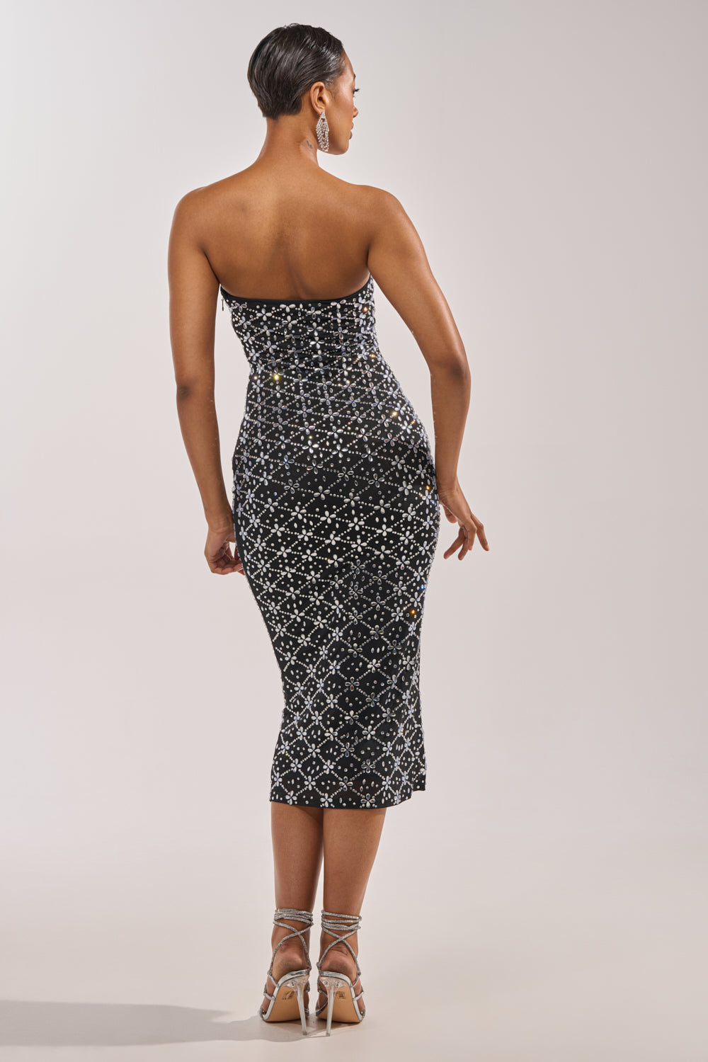 MORE THE MERRIER EMBELLISHED MAXI DRESS