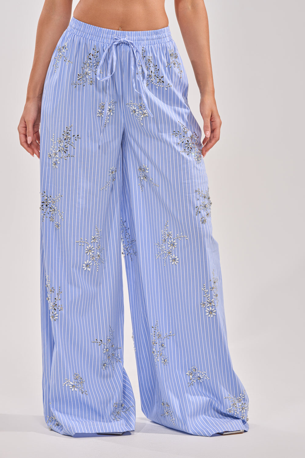 SWEET DREAMS RHINESTONE POPLIN PANT