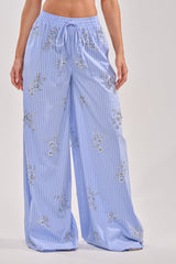 SWEET DREAMS RHINESTONE POPLIN PANT