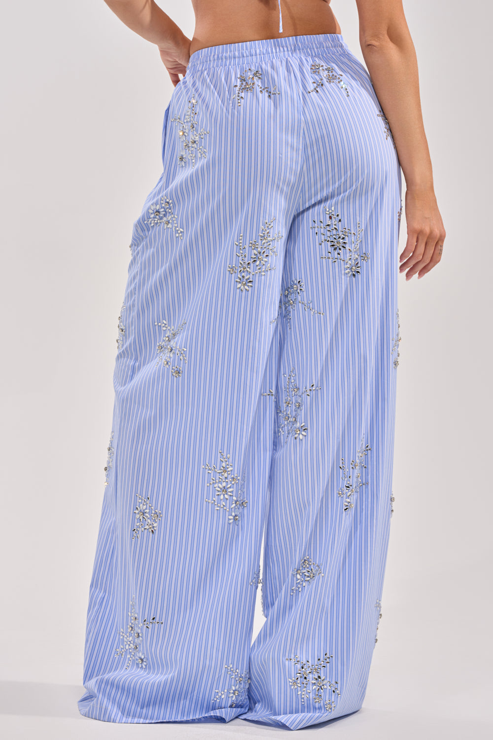SWEET DREAMS RHINESTONE POPLIN PANT