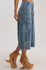DREAMING BIG PAISLEY DENIM GAUCHO