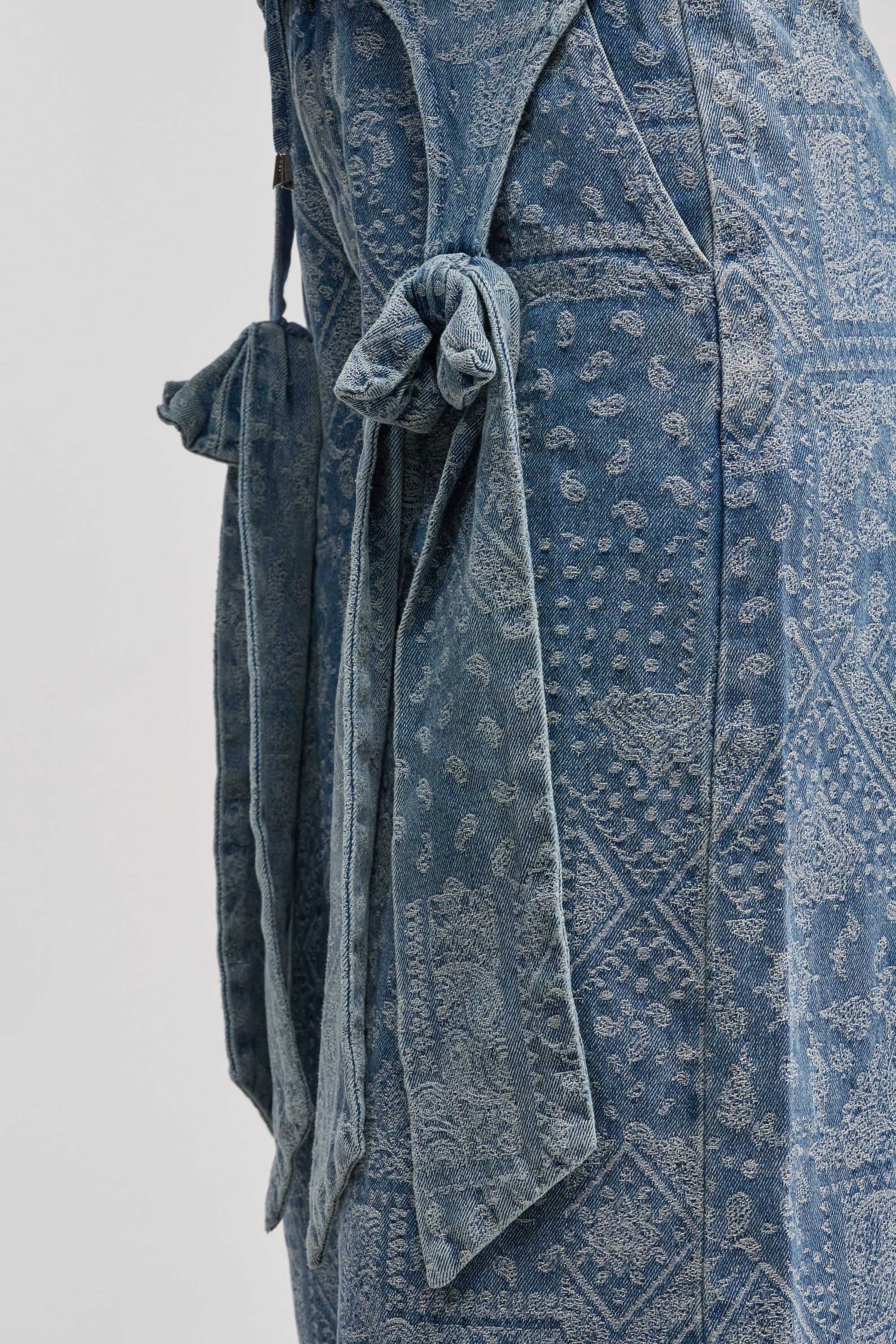 DREAMING BIG PAISLEY DENIM CORSET