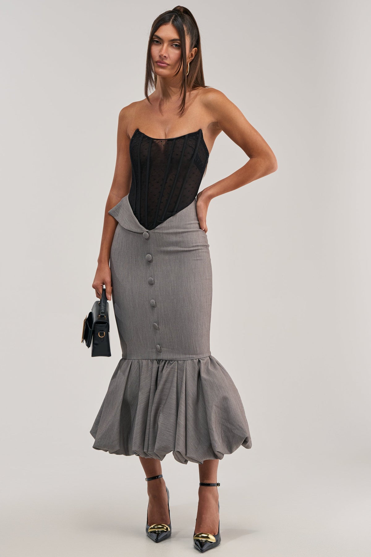 CORPORATE BADDIE MAXI DRESS