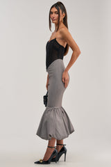 CORPORATE BADDIE MAXI DRESS