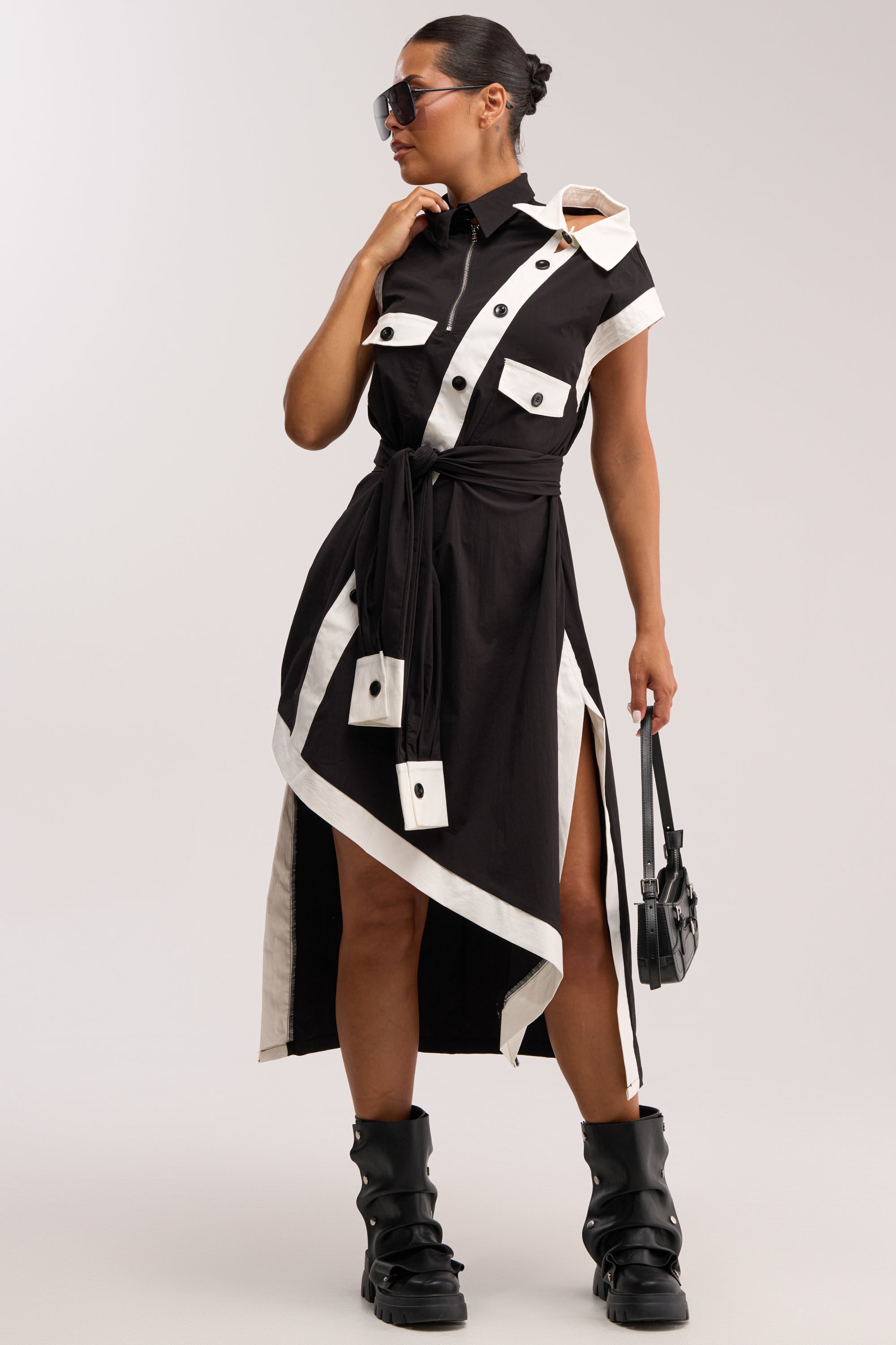NO FILTER NEEDED BUTTON UP MAXI DRESS