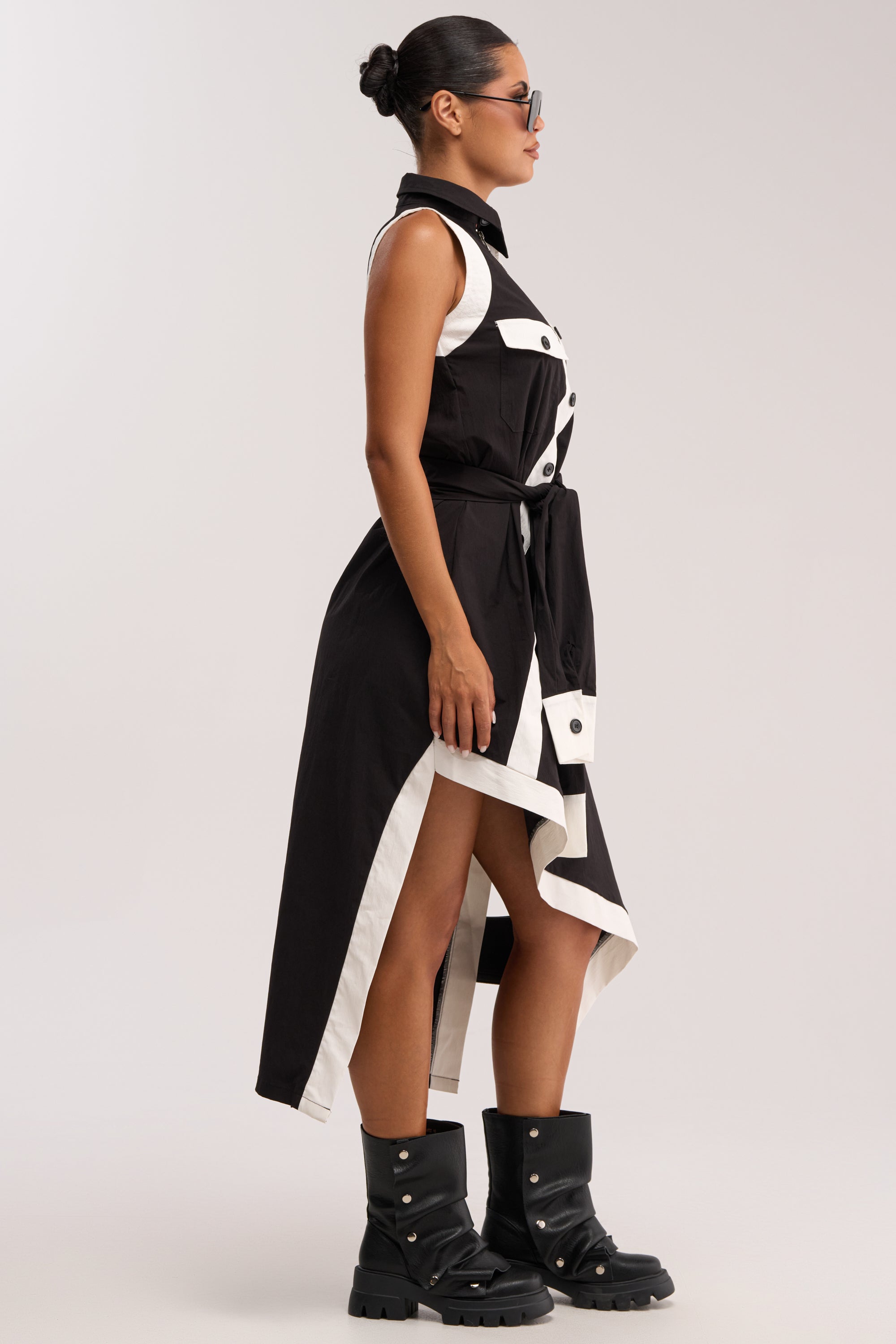 NO FILTER NEEDED BUTTON UP MAXI DRESS
