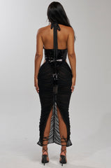 HONEY GLOW SEQUIN MAXI DRESS