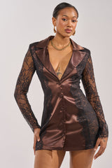 SHE MEANS BUSINESS BLAZER MINI DRESS