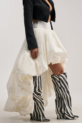 THE BIGGER THE BETTER HIGH LOW MAXI SKIRT