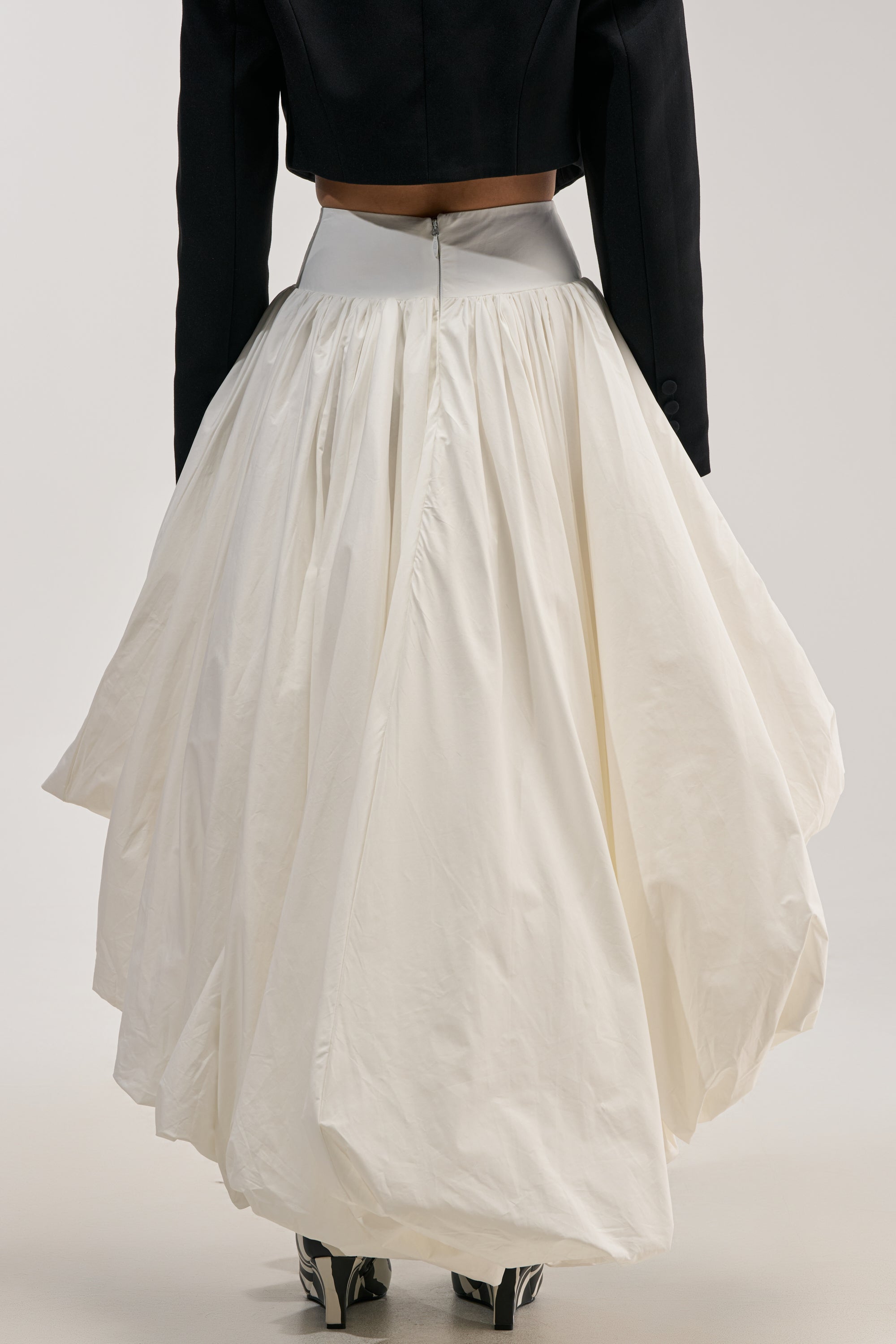 THE BIGGER THE BETTER HIGH LOW MAXI SKIRT