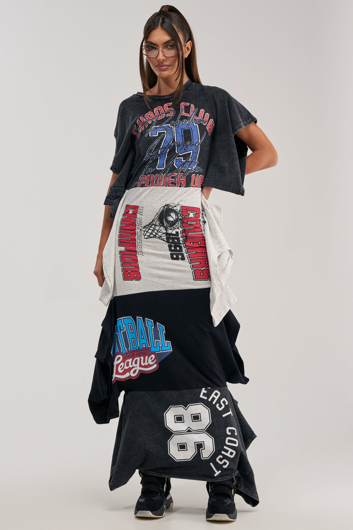 YOUR BIGGEST FAN GRAPHIC TEE MAXI DRESS
