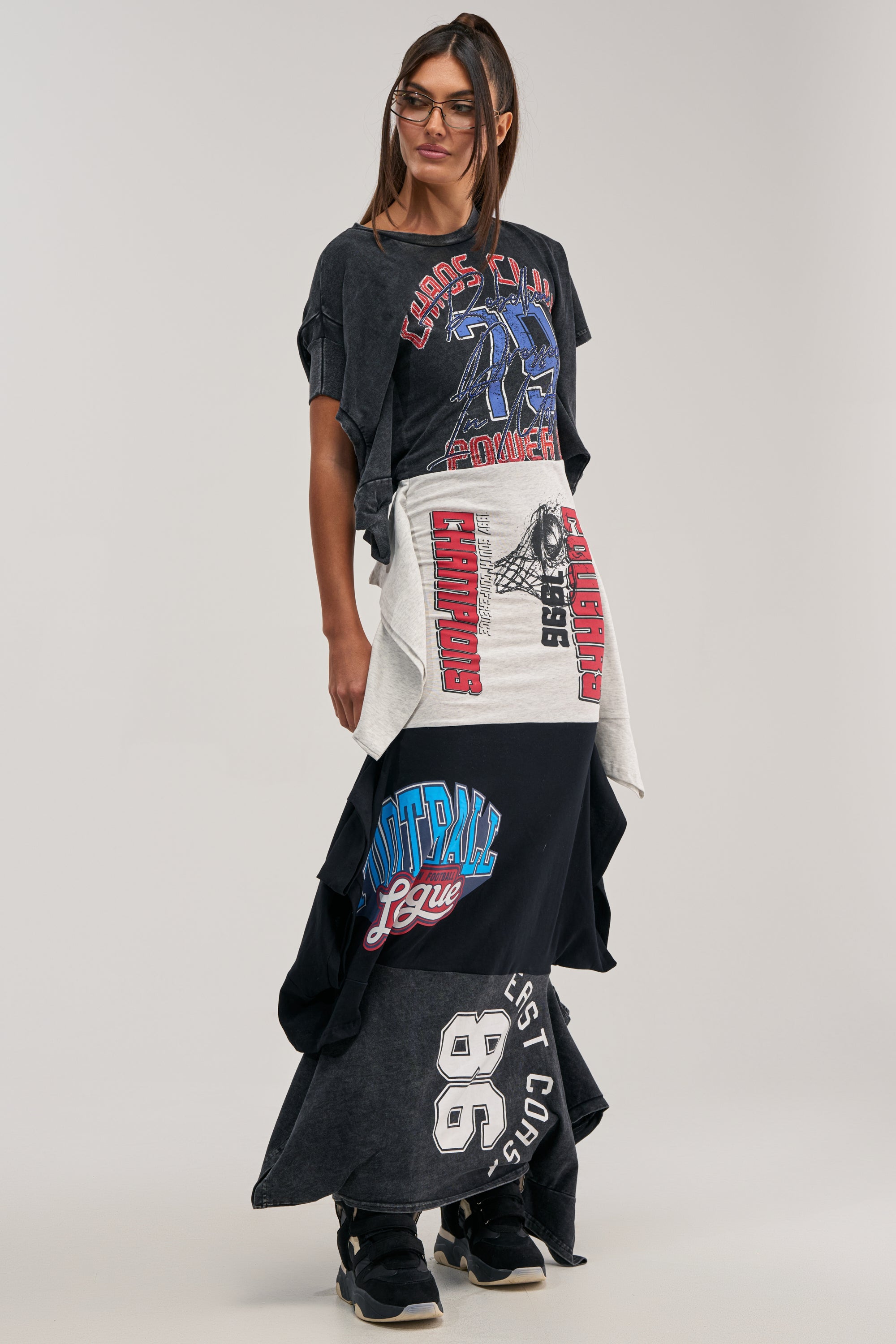 YOUR BIGGEST FAN GRAPHIC TEE MAXI DRESS