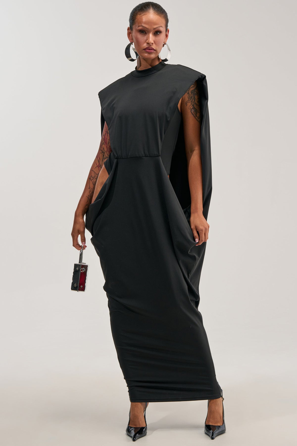 SWEET TALKER CAPE MAXI DRESS