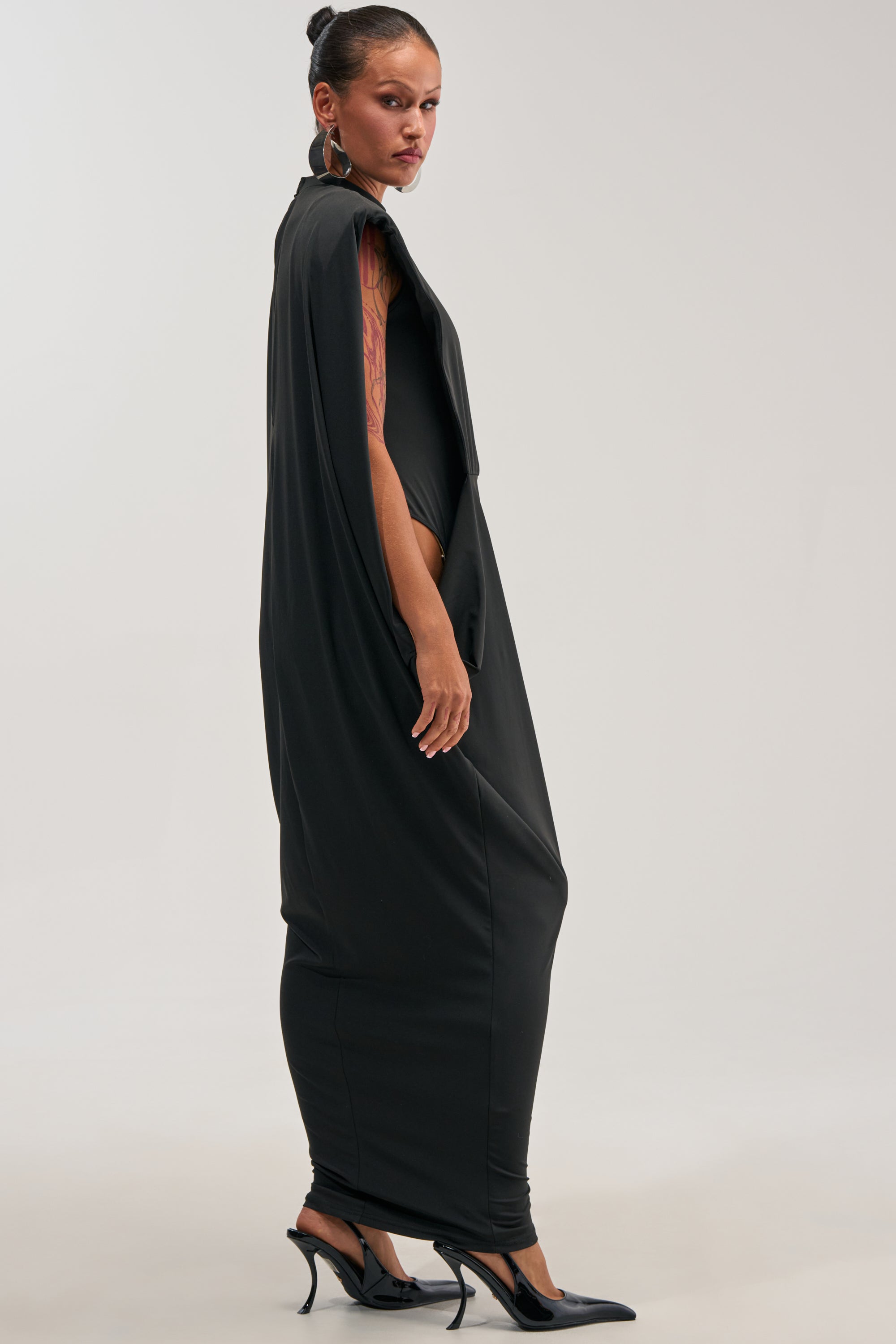 SWEET TALKER CAPE MAXI DRESS