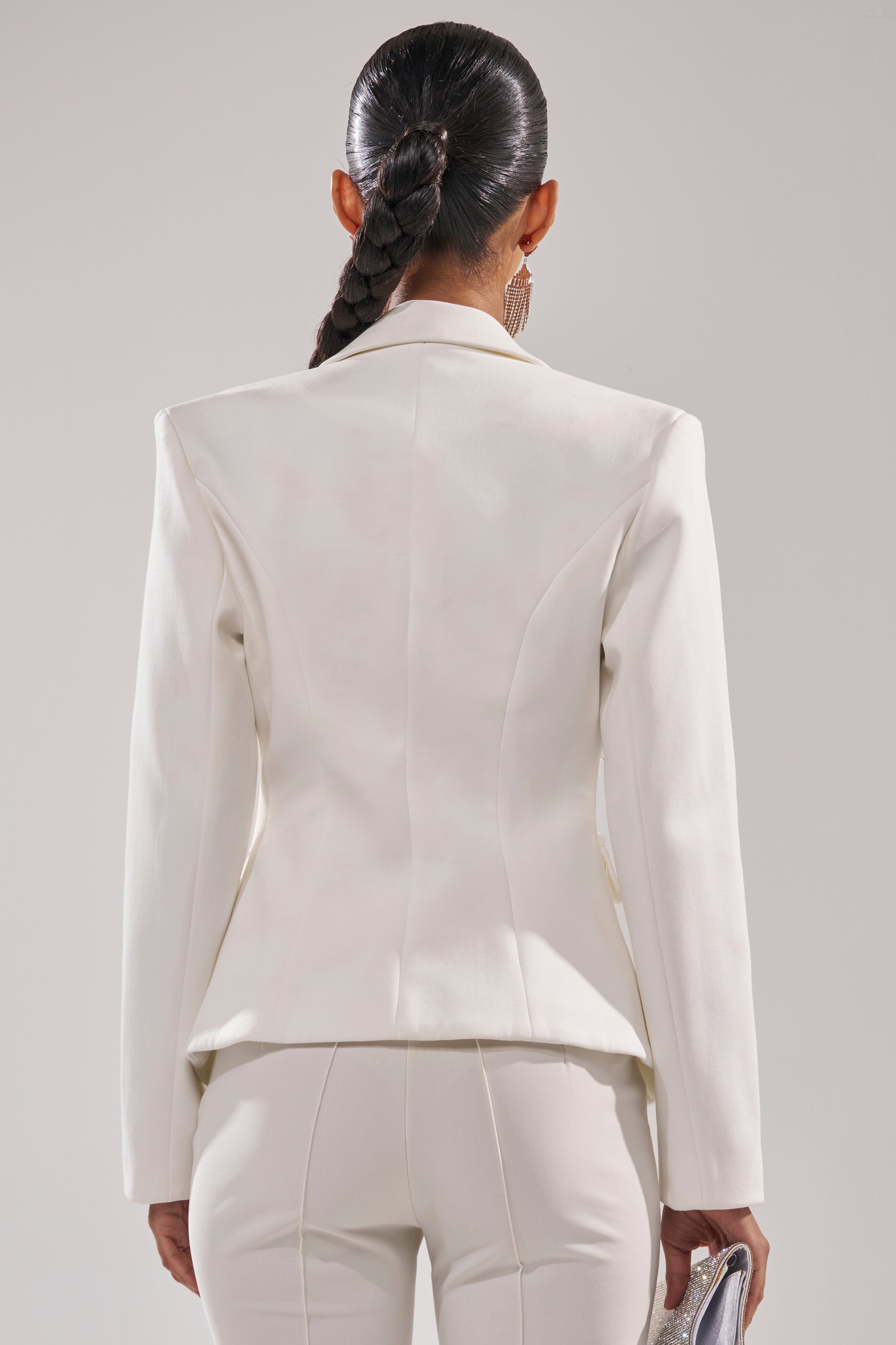 SPEND IT ALL ON ME EMBELLISHED BLAZER