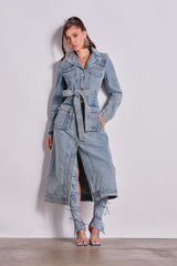 CAMILLA DENIM TRENCH